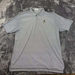 Peter Millar Summer Comfort Appalachian State Yosef Golf Polo Men's XXL Black